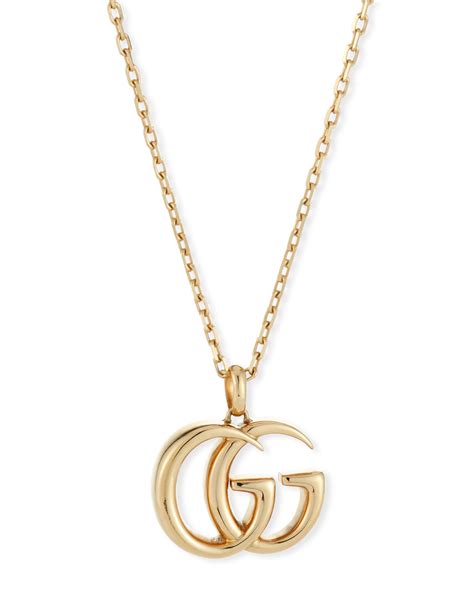 gucci gold necklace womens|gucci necklaces for women gold.